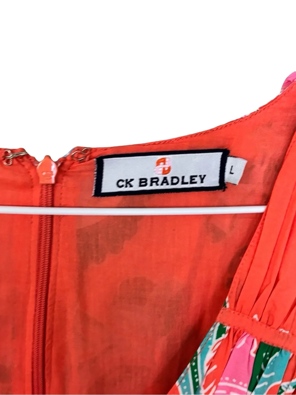 CK Bradley HEATHER DRESS - CORDELIA CORAL MULTI